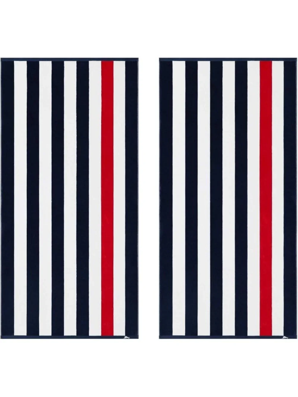 Oversized Cotton Velour Beach Towel Set - 2 Pack, Perfect for Summer Fun!
